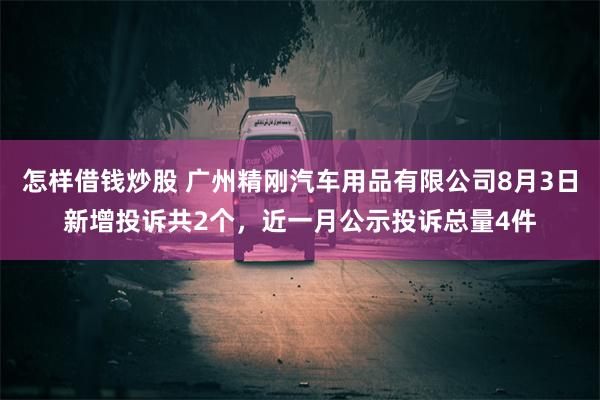 怎样借钱炒股 广州精刚汽车用品有限公司8月3日新增投诉共2个，近一月公示投诉总量4件