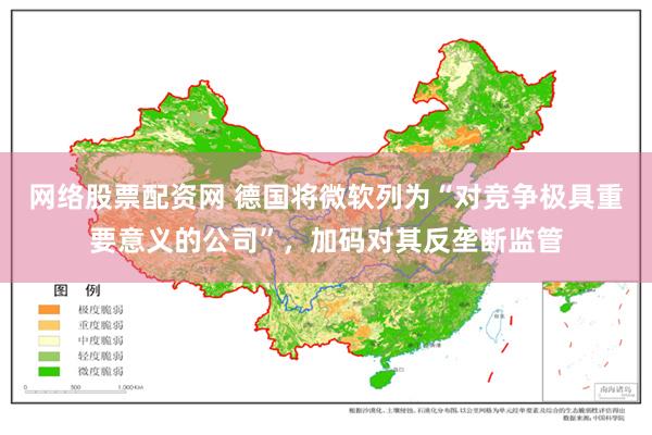 网络股票配资网 德国将微软列为“对竞争极具重要意义的公司”，加码对其反垄断监管