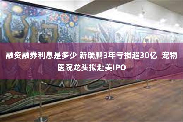 融资融券利息是多少 新瑞鹏3年亏损超30亿  宠物医院龙头拟赴美IPO