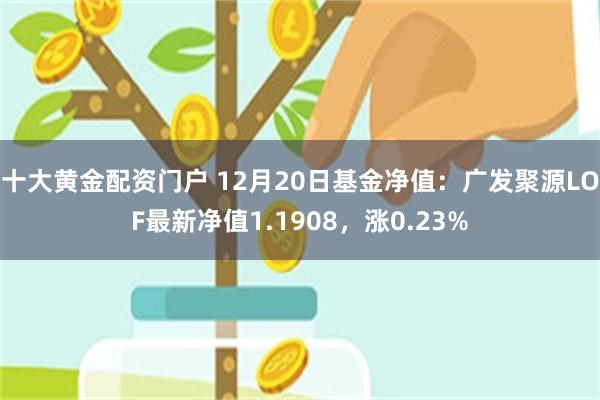 十大黄金配资门户 12月20日基金净值：广发聚源LOF最新净值1.1908，涨0.23%