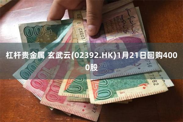 杠杆贵金属 玄武云(02392.HK)1月21日回购4000股